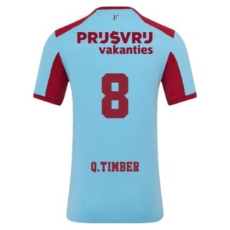 Feyenoord Quinten Timber #8 Tredjetröja 2025/26 Herr Kortärmad Fotbollströja