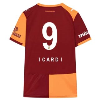 Galatasaray Mauro Icardi #9 Hemmatröja 2025/26 Herr Kortärmad Fotbollströja