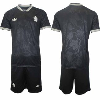 Juventus Tredjeställ 2025/26 Herr Kortärmad Fotbollströja med Shorts