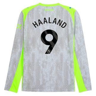 Manchester City Erling Haaland #9 Tredjetröja 2025/26 Herr Långärmad Fotbollströja
