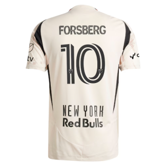 New York Red Bulls Emil Forsberg #10 Bortatröja 2025/26 Herr Kortärmad Fotbollströja