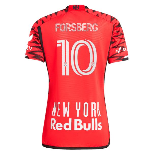 New York Red Bulls Emil Forsberg #10 Hemmatröja 2025/26 Herr Kortärmad Fotbollströja