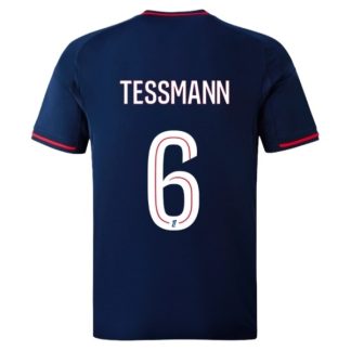 Olympique Lyonnais Tanner Tessmann #6 Bortatröja 2025/26 Herr Kortärmad Fotbollströja