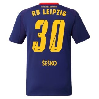 RB Leipzig Benjamin Šeško #30 Bortatröja 2025/26 Herr Kortärmad Fotbollströja