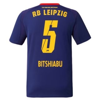 RB Leipzig El Chadaille Bitshiabu #5 Bortatröja 2025/26 Herr Kortärmad Fotbollströja