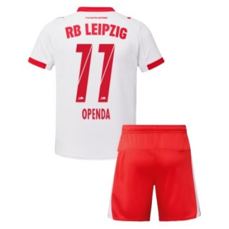 RB Leipzig Loïs Openda #11 Barn Hemmatröja 2025/26 – Kortärmad Fotbollströja med Shorts