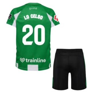 Real Betis Giovani Lo Celso #20 Barn Hemmatröja 2025/26 – Kortärmad Fotbollströja med Shorts