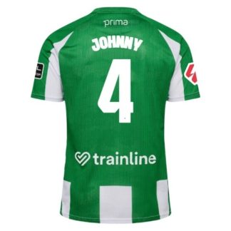 Real Betis Johnny Cardoso #4 Hemmatröja 2025/26 Herr Kortärmad Fotbollströja