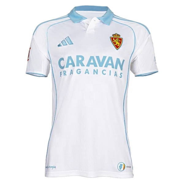 Real Zaragoza 2025/26 Hemmatröja Herr Kortärmad Fotbollströja