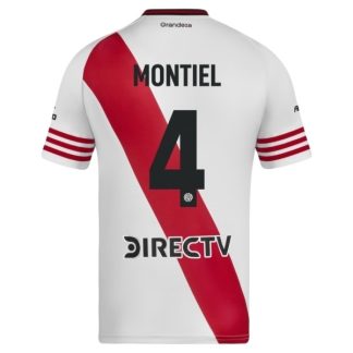 River Plate Gonzalo Montiel #4 Hemmatröja 2025/26 Herr Kortärmad Fotbollströja