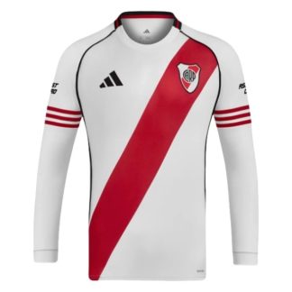 River Plate Hemmatröja 2025/26 Herr Långärmad Fotbollströja