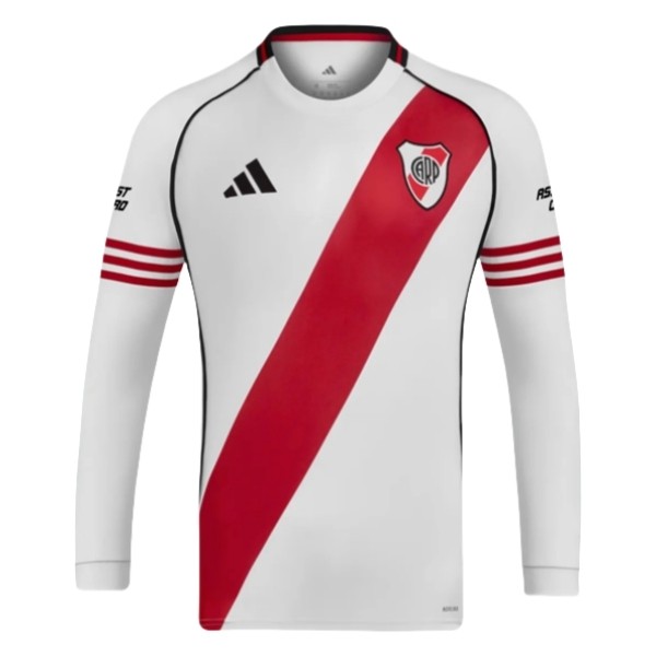 River Plate Hemmatröja 2025/26 Herr Långärmad Fotbollströja
