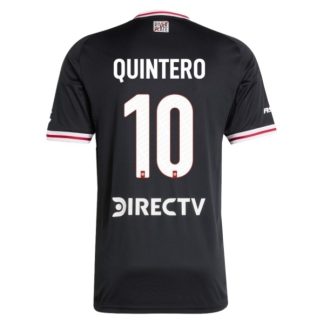 River Plate Juan Fernando Quintero #10 Bortatröja 2025/26 Herr Kortärmad Fotbollströja