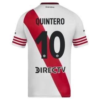 River Plate Juan Fernando Quintero #10 Hemmatröja 2025/26 Herr Kortärmad Fotbollströja