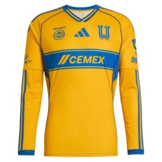 Tigres UANL Hemmatröja 2025/26 Herr Långärmad Fotbollströja