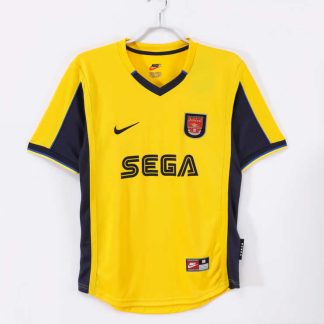 Arsenal 2000/01 Retro Bortatröja – Klassisk Gul Fotbollströja
