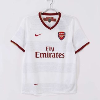 Arsenal 2007/08 Retro Bortatröja – Klassisk Vit Fotbollströja