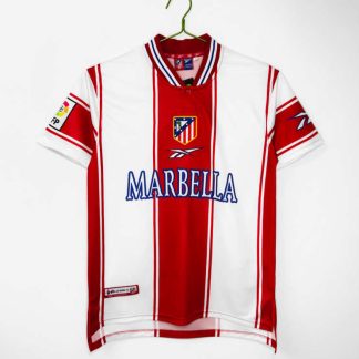 Atlético Madrid Retro Hemmatröja 1999/00 – Klassisk Fotbollströja