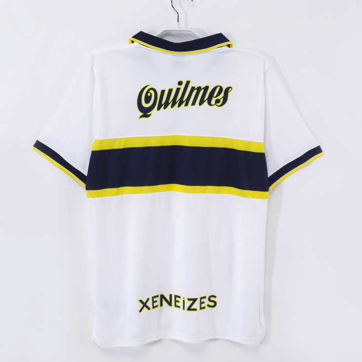Boca Juniors 1996/97 Retro Bortatröja – Klassisk Vit Fotbollströja-1