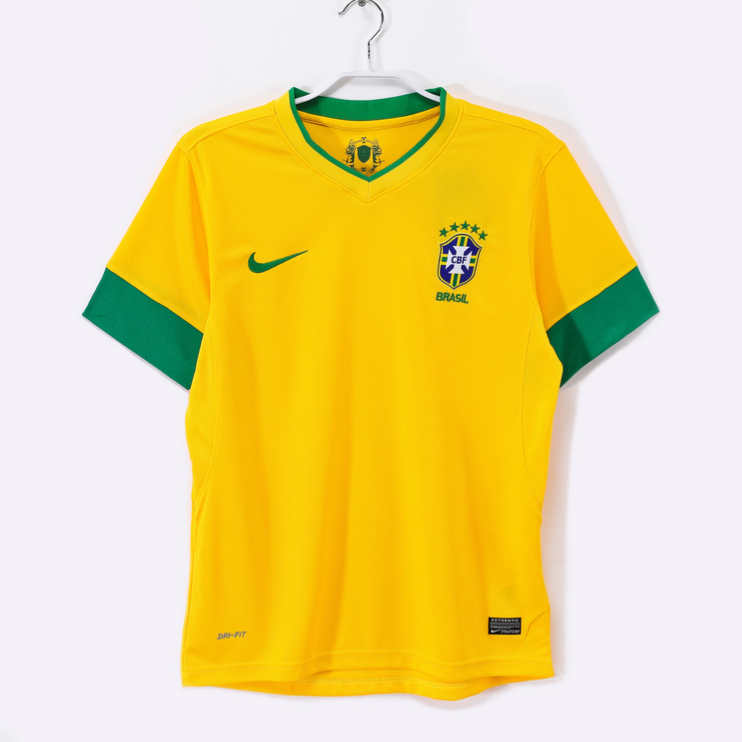 Brasilien 2012/13 Retro Hemmatröja – Klassisk Gul Fotbollströja