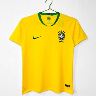 Brasilien Retro Hemmatröja 2018 – Klassisk Fotbollströja
