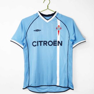 Celta de Vigo Retro Hemmatröja 2001/02 – Klassisk Blå Fotbollströja