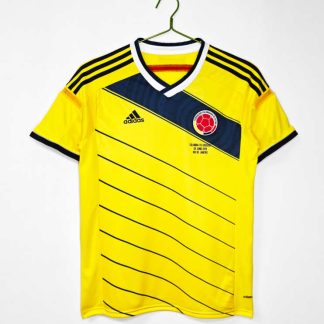 Colombia Retro Hemmatröja 2014 – Klassisk Fotbollströja