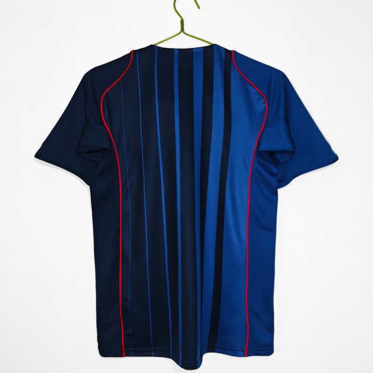 FC Barcelona 2004/05 Retro Bortatröja – Klassisk Kunglig blå Fotbollströja-1