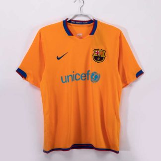 FC Barcelona 2006/07 Retro Bortatröja – Klassisk Orange Fotbollströja
