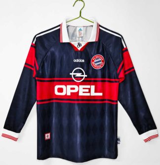 FC Bayern München Retro Hemmatröja 1997/99 – Klassisk Långärmad Fotbollströja
