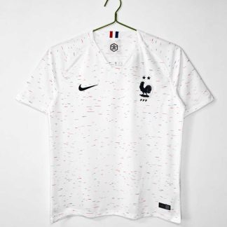 Frankrike Retro Bortatröja VM 2018 – Klassisk Fotbollströja