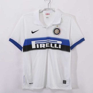 Inter Milan 2009/10 Retro Bortatröja – Klassisk Vit Fotbollströja
