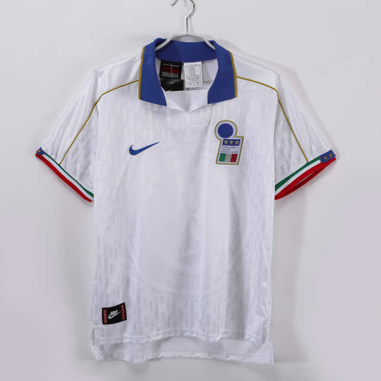 Italien 1995 Retro Bortatröja – Klassisk Vit Fotbollströja