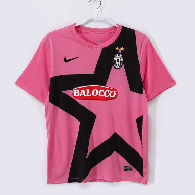 Juventus 2011/12 Retro Bortatröja – Klassisk Rosa Fotbollströja