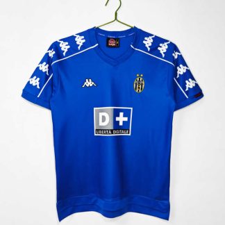 Juventus Retro Bortatröja 1999/00 – Klassisk Blå Fotbollströja