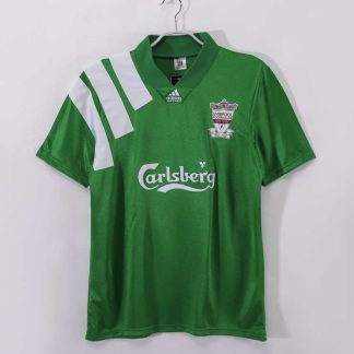 Liverpool 1992/93 Retro Bortatröja – Klassisk Grön Fotbollströja
