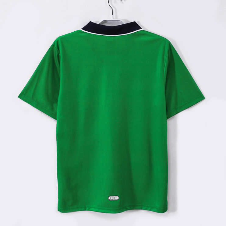 Liverpool 1999/00 Retro Bortatröja – Klassisk Grön Fotbollströja-1