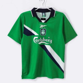 Liverpool 1999/00 Retro Bortatröja – Klassisk Grön Fotbollströja