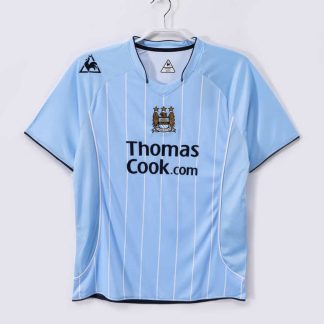 Manchester City 2007/08 Retro Hemmatröja – Klassisk Fotbollströja