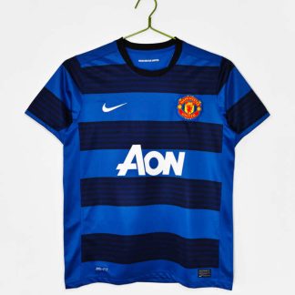 Manchester United 2011/12 Retro Bortatröja – Klassisk Blå Fotbollströja