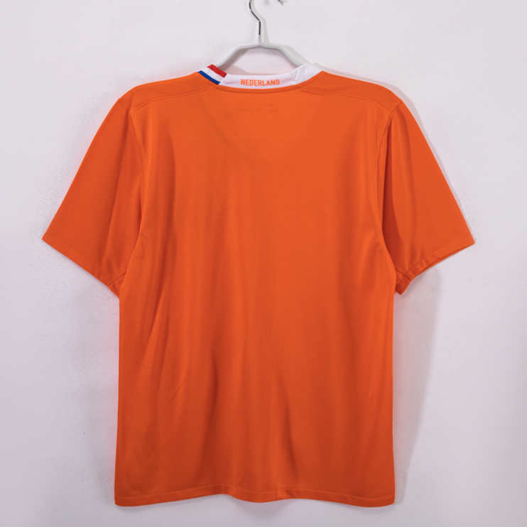 Nederländerna 2008 Retro Hemmatröja – Klassisk Orange Fotbollströja