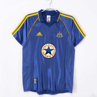 Newcastle United 1998/00 Retro Bortatröja – Klassisk Kunglig Blå Fotbollströja
