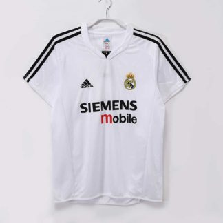 Real Madrid 2004/05 Retro Hemmatröja – Klassisk Vit Fotbollströja