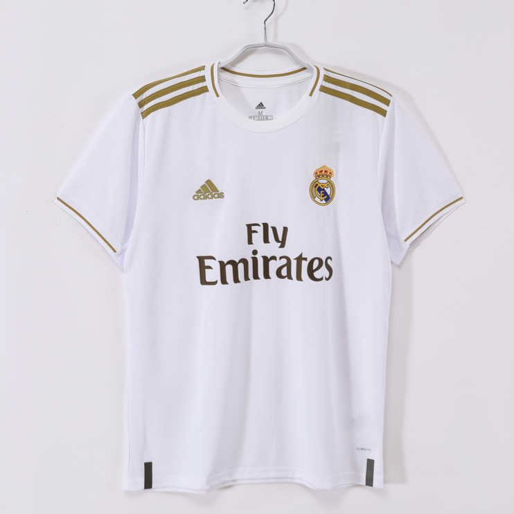 Real Madrid 2019/20 Retro Hemmatröja – Klassisk Vit Fotbollströja