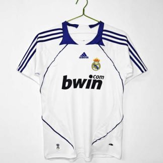 Real Madrid Retro Hemmatröja 2007/08 – Klassisk Fotbollströja