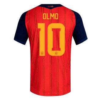 Spanien Hemmatröja VM 2026 Herr – Dani Olmo #10 Fotbollströja
