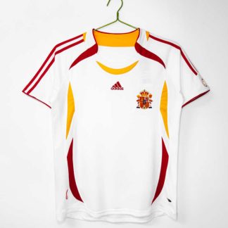 Spanien Retro Bortatröja 2006 – Klassisk Fotbollströja