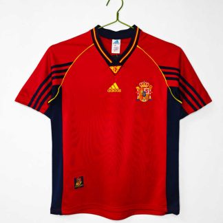 Spanien Retro Hemmatröja 1998 – Klassisk Fotbollströja