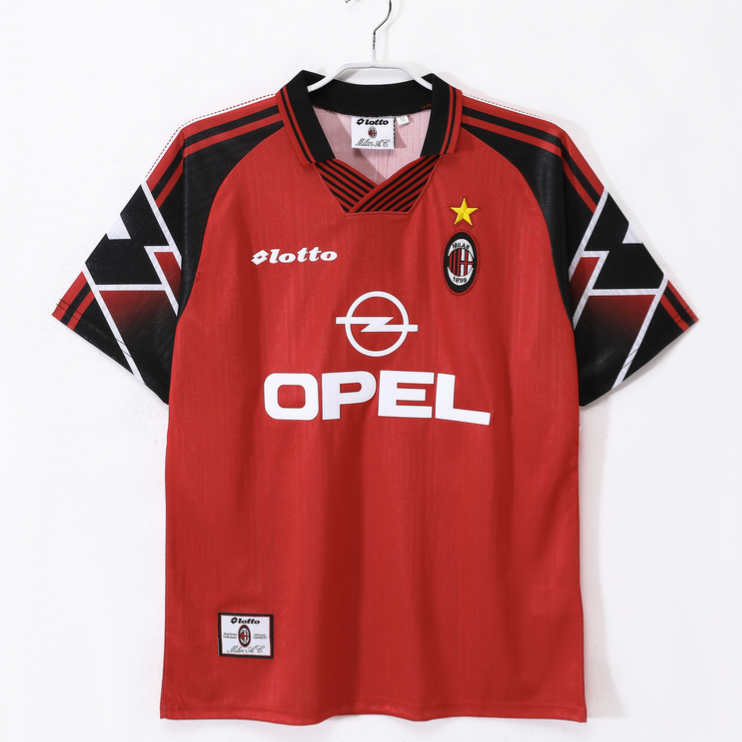 AC Milan 1997/98 Fjärde Tröja – Retro "Belo Horizonte" Fotbollströja