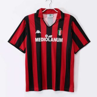 AC Milan Hemmatröja 1988/89 Retro Fotbollströja